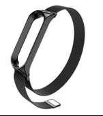 Xiaomi Mi Band 3 4 Uyumlu Akıllı Bileklik Kordon Kayış Hasır Metal thumbnail 2