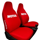 Kırmızı MOTUL Oto Koltuk Kılıfı Takımı Spor Görünüm, Universal Uyumlu Ön Arka Koltuk Seti - 2
