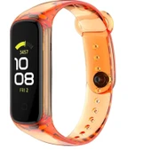 Samsung Galaxy Fit 2 R220 Uyumlu Transparan Şeffaf Silikon Kordon thumbnail 6
