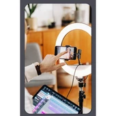 K11 Type-C Android Youtube Tiktok Yayın Kablosuz Yaka Mikrofonu thumbnail 8