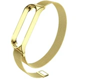 Xiaomi Mi Band 3 4 Uyumlu Akıllı Bileklik Kordon Kayış Hasır Metal thumbnail 5