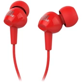 JBL C100SI Kırmızı Kablolu Kulak İçi Kulaklık - 3
