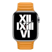 Apple Watch 5 6 7 8 9 Ultra 42 44 45mm Uyumlu Leather Link Kordon thumbnail 4