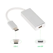 Type-C to Mini Displayport MiniDp Görüntü Aktarım Kablosu thumbnail 3