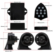 Mrsogo Araç Otomobil 12 Volt Elektronik Salyangoz Korna Siren 10 Ses - 4