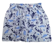 Sedef Yıldız Erkek Çocuk Desenli Penye Boxer - 3