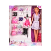 Nessiworld 1429 SUN-RST-SIS- Alisha Yedek Ayakkabı ve Çantalı Bebek Oyun Seti - Sunman - 1