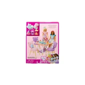 Nessiworld HMM65 My First Barbie - İlk Barbie Bebeğim Çay Partisi Oyun Seti - 1