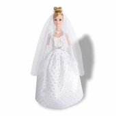 Nessiworld 3381 SUN-RST-SIS-Gelinlikli Manken Bebek Alisha 29 cm - Sunman thumbnail 2