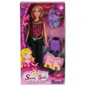 Nessiworld WG-115070 Aksesuarlı Patenci Bebek 29 cm - Vardem Oyuncak - 4