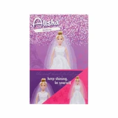 Nessiworld 3381 SUN-RST-SIS-Gelinlikli Manken Bebek Alisha 29 cm - Sunman thumbnail 4