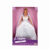 Nessiworld 3381 SUN-RST-SIS-Gelinlikli Manken Bebek Alisha 29 cm - Sunman thumbnail 1