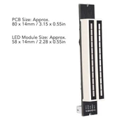 Powermaster PM-26793 12Bit Led Müzik Seviyesi Gösterge Modülü Turuncu Kırmızı Dc12volt - 4