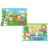 Nessiworld  Fisher Price Baby Railway & Bedtime 2’si 1 Arada Puzzle - 2