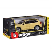 Nessiworld  Bburago 1:24 Porsche Cayenne Turbo Plus Sarı Model Araba thumbnail 3