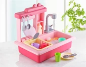 Nessiworld  Pilli İnteraktif Lavabo Seti Pembe thumbnail 4