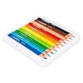 Nessiworld  Carioca Baby Jumbo Üçgen Kuru Boya Kalemi 10'lu thumbnail 2