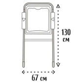 Nessiworld  Smoby Metal Ayaklı Çift Taraflı Manyetik Yazı Tahtası 7600410207 thumbnail 5