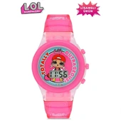 Nessiworld  MiniFlak Lisanslı LOL Surprise LOL7210 Çocuk Pembe Işıklı Çocuk Kol Saati - 1