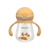 Nessiworld Bebedor Bas-Aç Kapaklı Kulplu PP Alıştırma Bardağı 7504 thumbnail 2