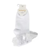 Nessiworld   Ada Aks. Soket Çorap K22045 Beyaz thumbnail 1