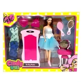 Nessiworld  Oydaş Cindy Doll Dolaplı Makyaj Masalı Bebek 02453 - 1