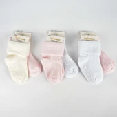 Nessiworld  Ginny 2'li Abs'li Kız Bebek Soket Çorap K44109 Asorti - 1