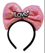 Nessiworld  Led Işıklı 3 Farklı Fonksiyonda Yanan Fuşya Pembe Fiyonk Taç 20X17 cm thumbnail 1