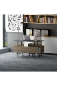 Lagomood Ironi Çalışma Masası Antrasit Ceviz - 1
