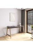 Lagomood Denge Çalışma Masası 140 cm Antrasit Ceviz - 1