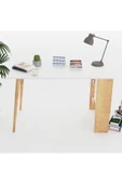 Lagomood Vito Çalışma Masası Beyaz Meşe thumbnail 4
