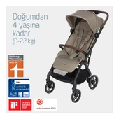 Soho Kompakt Seyahat Sistem Olabilen Otomatik Katlanan Bebek Arabası Twillic Truffle - 4