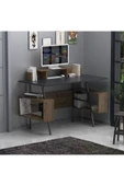 Lagomood I?rony Plus Çalışma Masası Antrasit Ceviz - 1