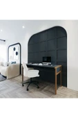 Lagomood Zenith Çalışma Masası 150cm Antrasit Ceviz - 2