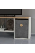 Lagomood GÜNE Plus TV Standı Beyaz Meşe - 4