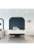Lagomood Zenith Çalışma Masası 150cm Beyaz Meşe - 4