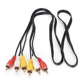 3RCA-3RCA 1 Mt.3RCA Erkek 3 RCA Erkek Kompozit Ses Video AV Kablosu - 2