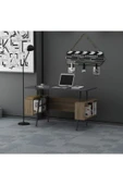 Lagomood Ironi Çalışma Masası Antrasit Ceviz - 3