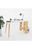 Lagomood Vito Çalışma Masası Beyaz Meşe thumbnail 1