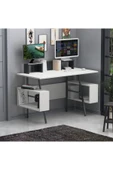 Lagomood I?rony Plus Çalışma Masası Beyaz - 2