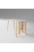 Lagomood Vito Çalışma Masası Beyaz Meşe thumbnail 5