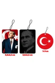Techmaster Araç Asma Koku Atatürk Figür İmza Tasarım Set 3 - 2