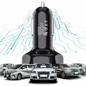 3 Usb Qualcomm Quick QC 3.0 7A Hızlı Araç Şarj Aleti Cihazı - 4