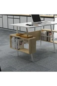 Lagomood Ironi Çalışma Masası Beyaz Meşe - 4