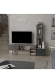 Lagomood Manzara Tv Ünitesi Tv Sehpası Antrasit  Ceviz - 3