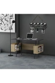 Lagomood Ironi Çalışma Masası Antrasit Meşe - 3