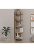 Lagomood Simge Köşe Kitaplık Meşe - 3