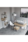 Lagomood Infy Kitaplık Beyaz Meşe - 3