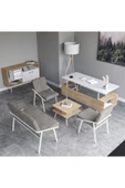 Lagomood İrony Ofis Koltuk Takımı Beyaz - 2