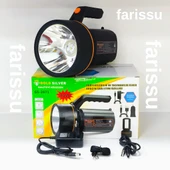 Gold Silver GS-2671 40W Şarjlı El Feneri – 8000mAh Güçlü Aydınlatma, Araçta Şarj Özellikli Taşınabilir Fener - 1